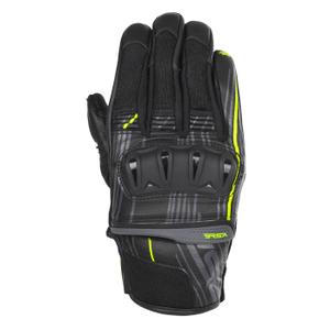 Rukavice na motorku RSA Sprint černo-fluo žluté