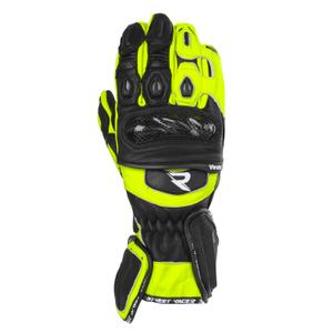 Rukavice na motorku Street Racer Virus 2 černo-fluo žluté