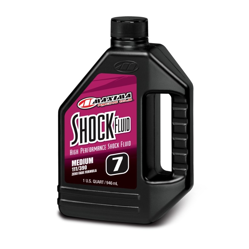 Závodní tlumičový olej MAXIMA Racing Shock Fluid 75/390 7WT 946 ml