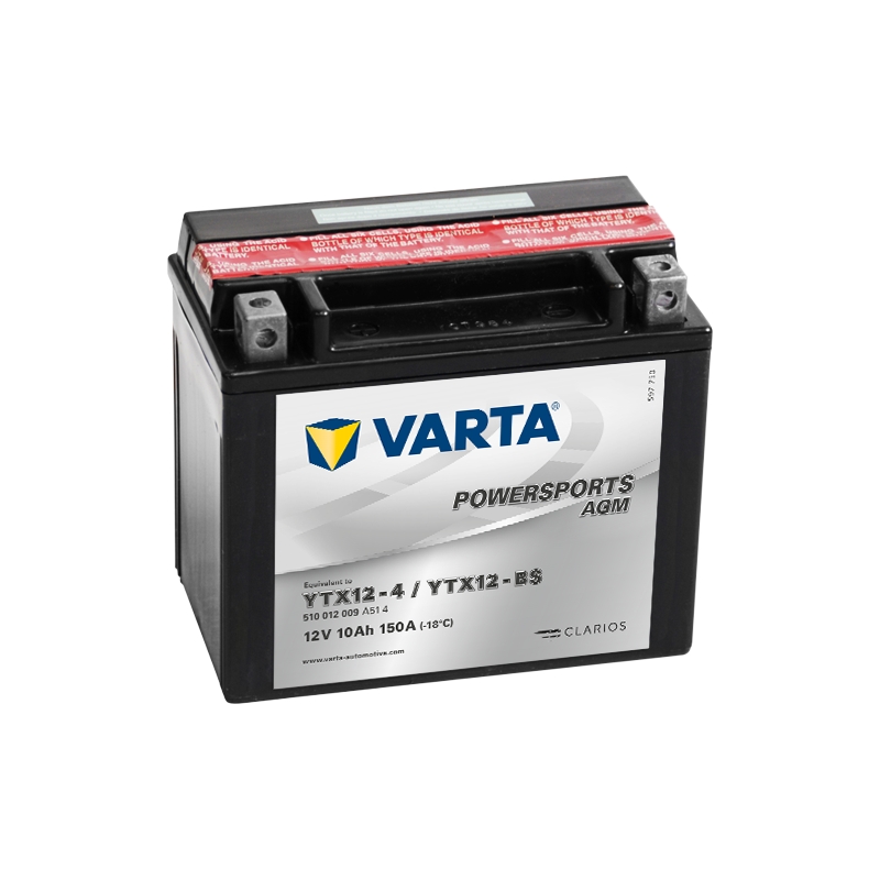 Bezúdržbová baterie VARTA 12V/10AH-MOTO LF (YTX12-4/YTX12-BS)