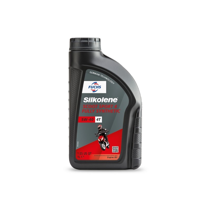 Motorový olej SILKOLENE SCOOT SPORT FULLY 4T 5W-40 1 l