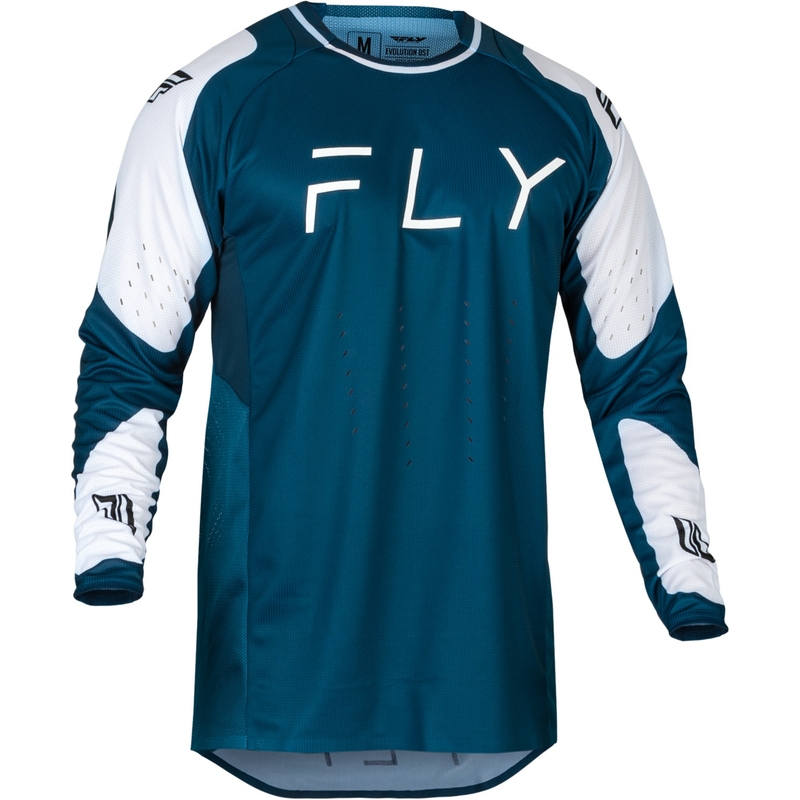 Motokrosový dres FLY Racing Evolution DST modro-bílá výprodej