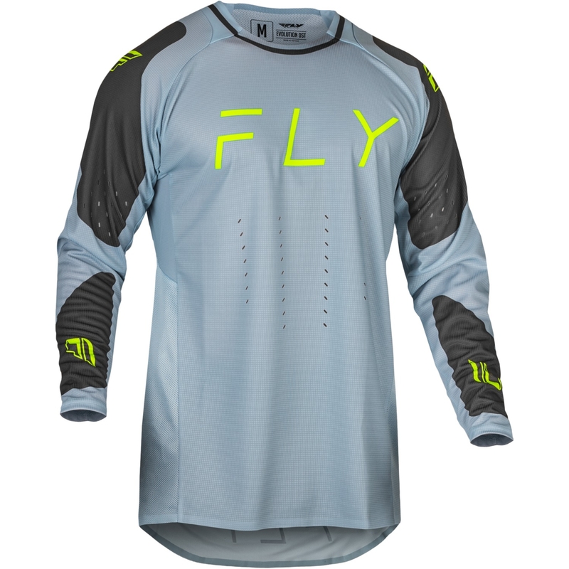Motokrosový dres FLY Racing Evolution DST šedo-černo-fluo zelený výprodej