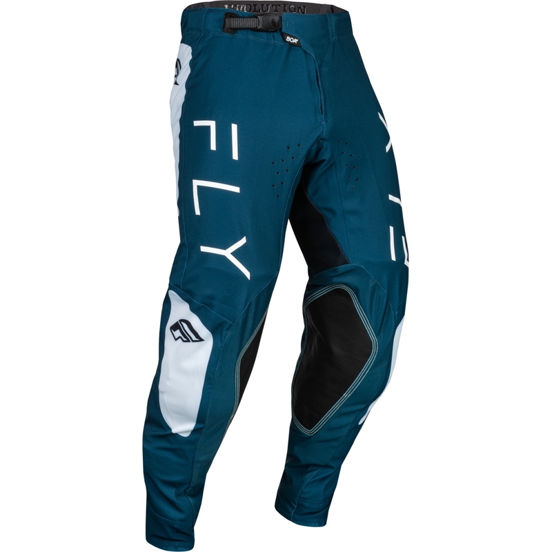 Motokrosové kalhoty FLY Racing Evolution DST modro-bílé