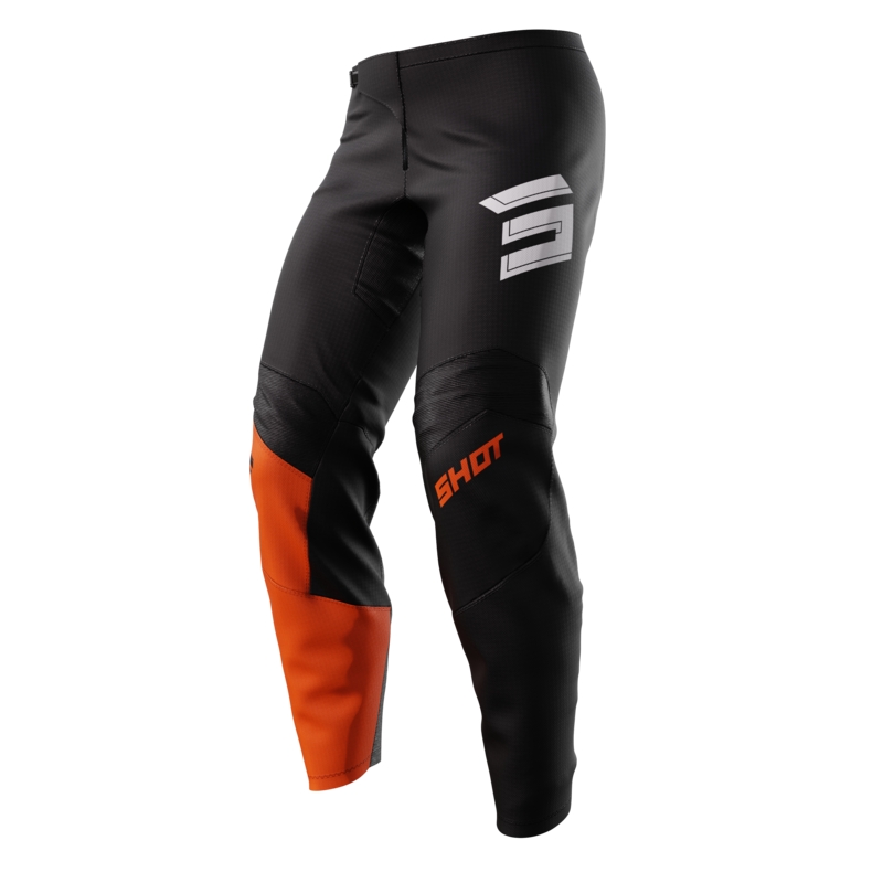 Motokrosové kalhoty Shot Draw Squad oranžové výprodej