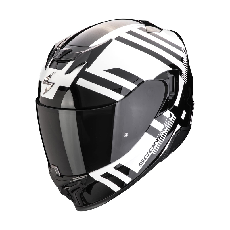 Integrální helma na motorku Scorpion EXO-520 EVO AIR BANSHEE perleťově bílo-černá výprodej