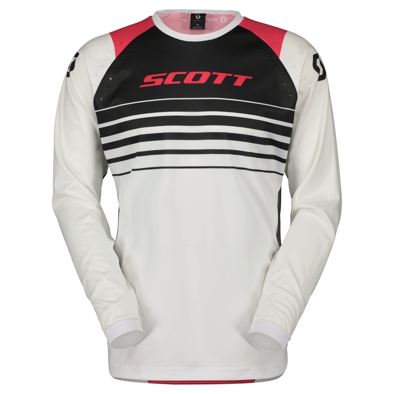 Motokrosový dres Scott EVO SWAP bílo-růžový