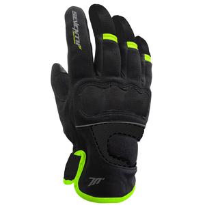 Dámské rukavice na motorku SEVENTY DEGREES SD-C45 černo-fluo žluté