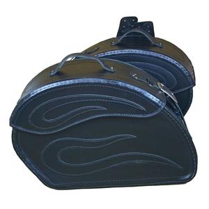 Kožené brašny na motorku RSA S152 černé 18 l