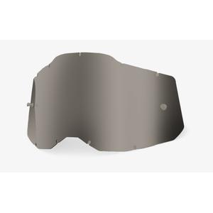 Plexi 100% Racecraft 2/Accuri 2/Strata 2 stříbrné chrom (Anti-fog)