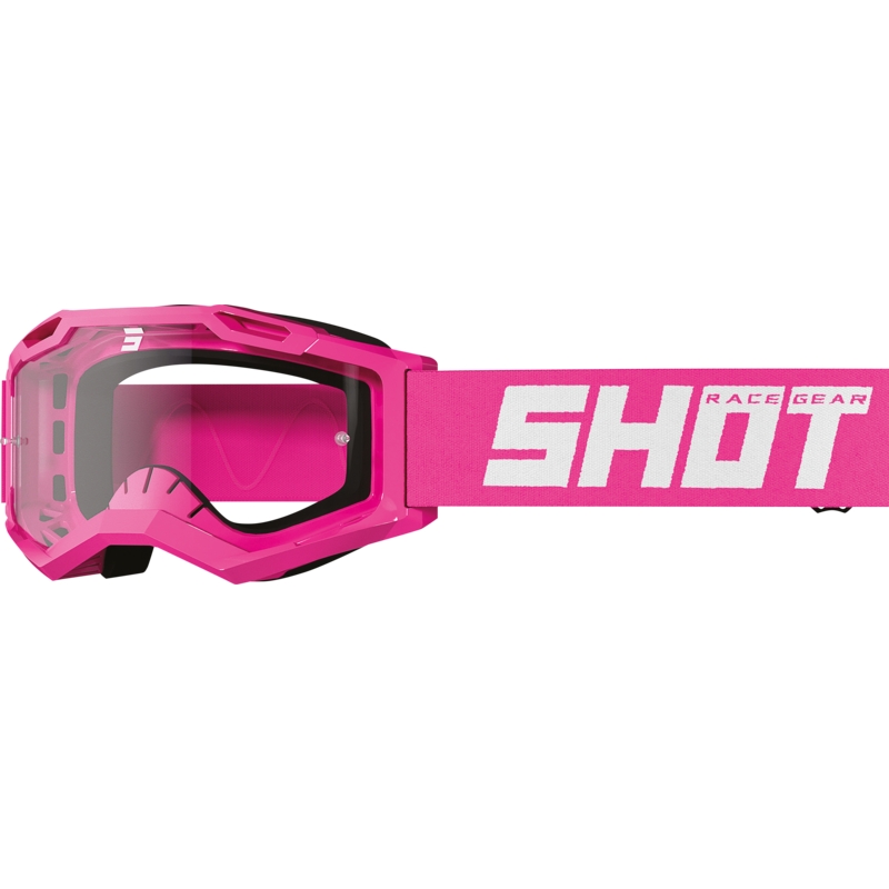 Dětské motokrosové brýle Shot Rocket Kid 2.0 růžové (čiré plexi)