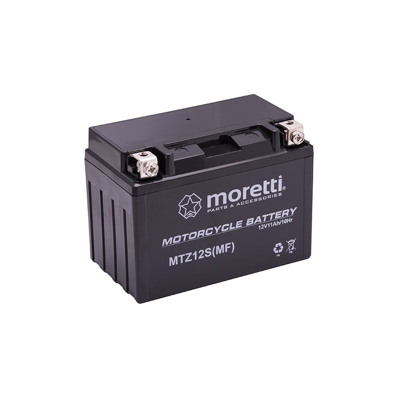 Bezúdržbová gelová baterie  Moretti MTZ12S, 12V 10Ah výprodej