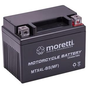 Bezúdržbová gelová baterie  Moretti  MTX4L-BS, 12V 4Ah