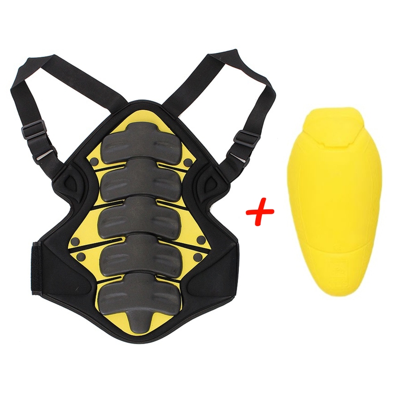 SET: Chránič páteře RSA Cora + universální chrániče RSA Smart lokty-kolena