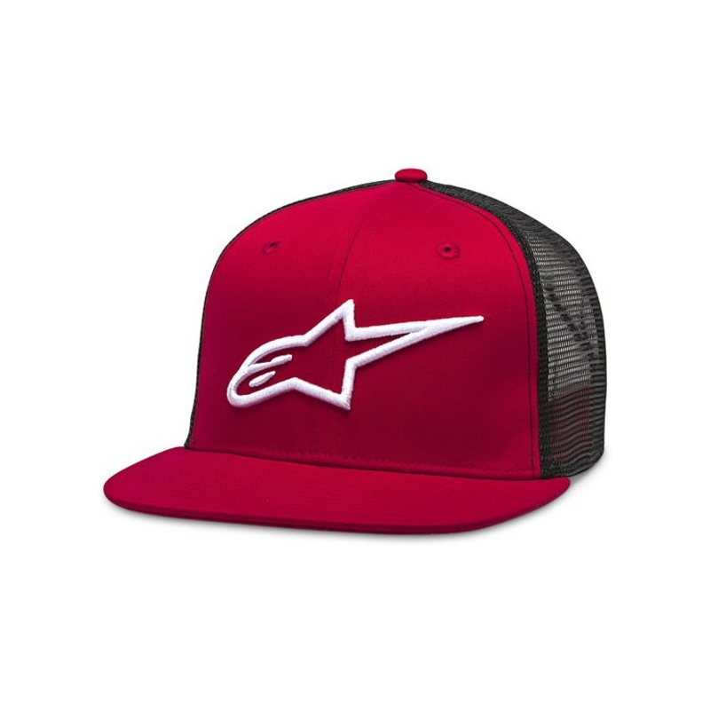 Kšiltovka Alpinestars Corp Trucker červeno-černá