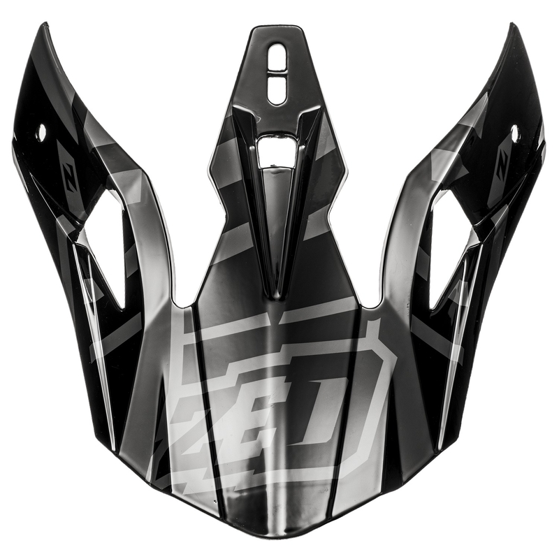 Kšilt pro přilby X1.9 a X1.9D, ZED černo-šedý