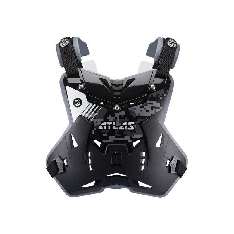 Chránič hrudi a zad Defender Digital Stealth, ATLAS dětský (černý, Vel. UNI)