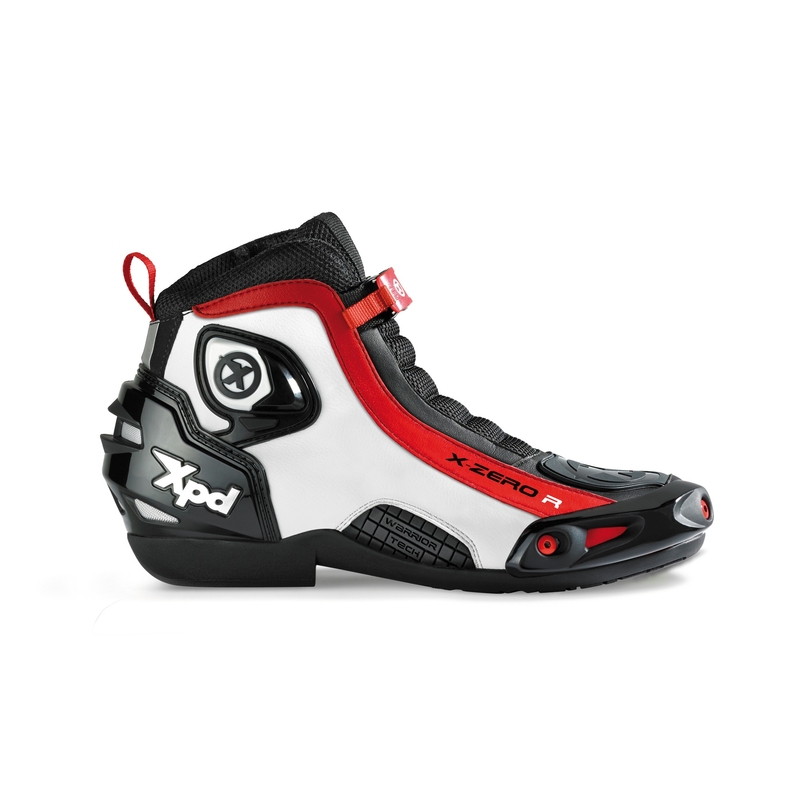 Boty na motorku XPD X-Zero R černo-bílo-červené