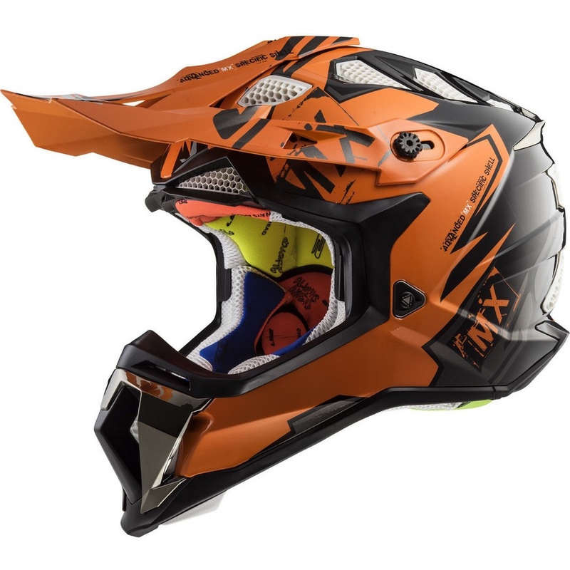 Přilba LS2 MX470 Subverter Emperor černo-oranžová výprodej