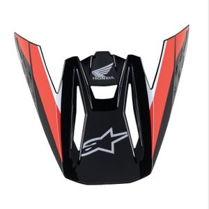 Kšilt pro helmy Alpinestars S-M5 Honda černo-červeno-šedý