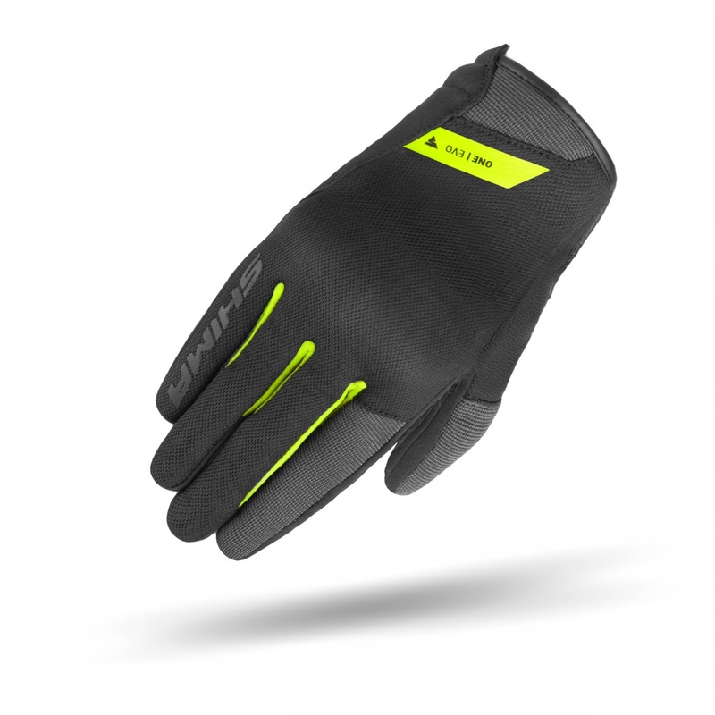 Rukavice na motorku Shima One EVO žluto fluo-černé