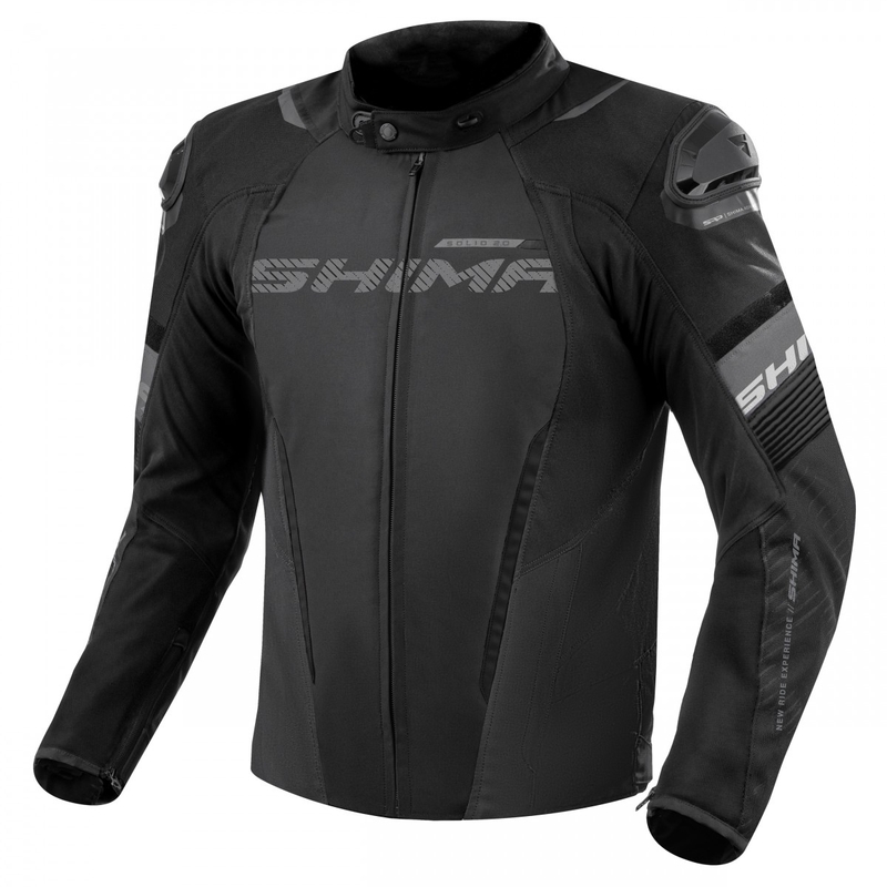 Bunda na motorku Shima Solid 2.0 černá