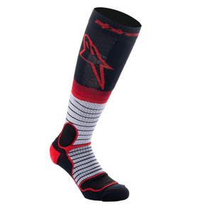 Ponožky Alpinestars MX PRO černo-červeno-šedé