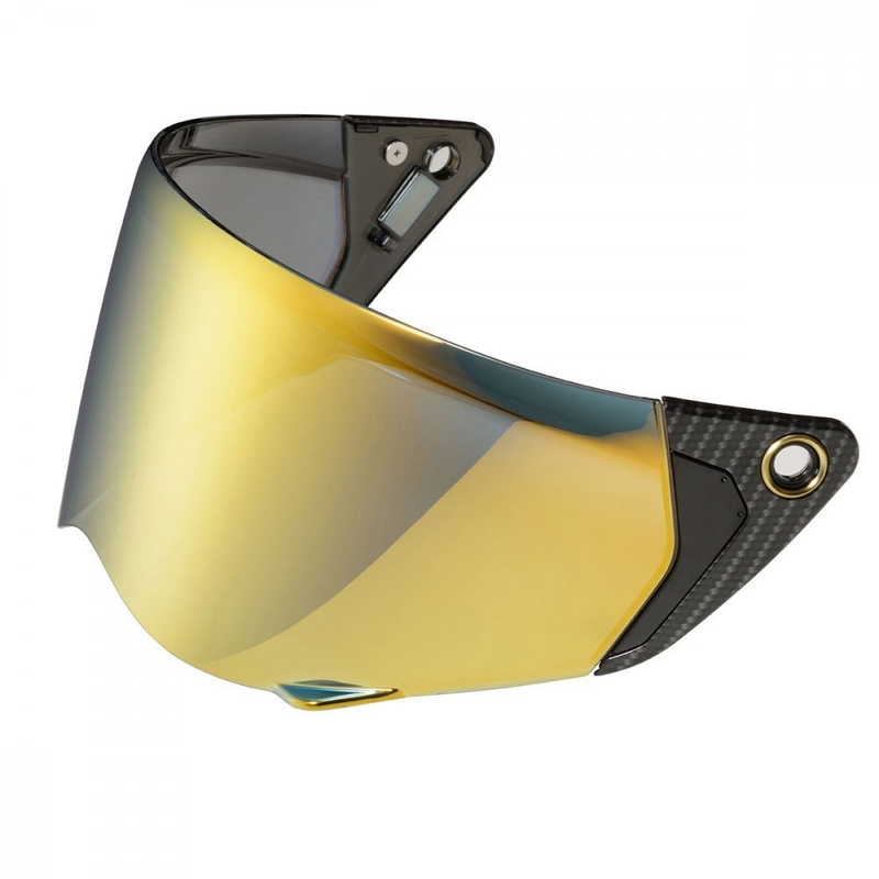 Zrcadlově zlaté plexi Scorpion EXO-HX1 KDF19