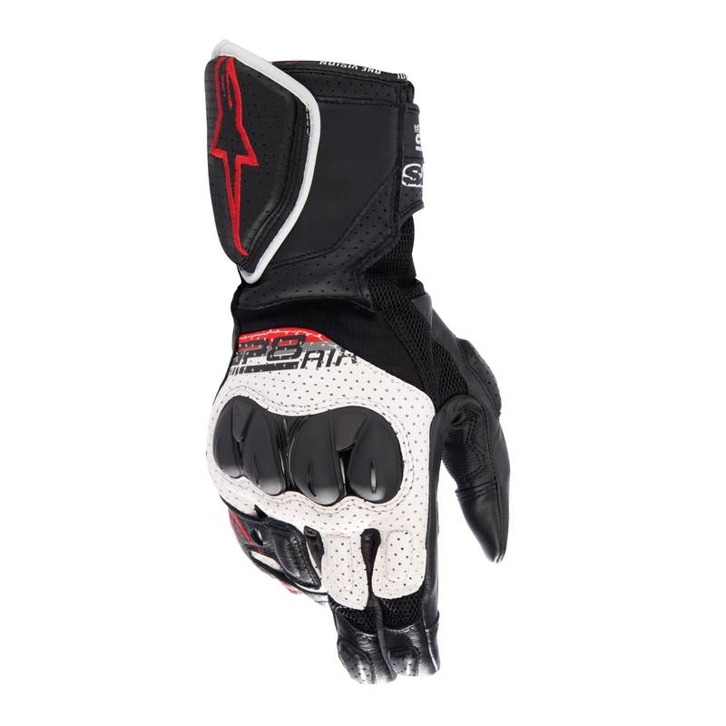 Rukavice na motorku Alpinestars SP-8 Air bílo-černo-červené