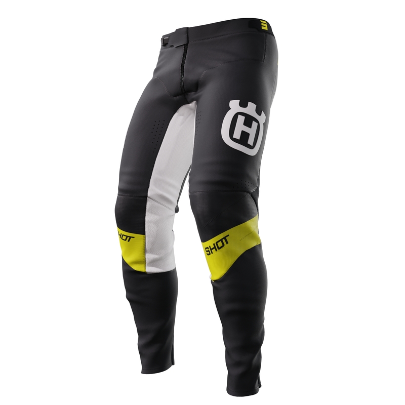 Motokrosové kalhoty Shot Aerolite Husqvarna LE černé výprodej