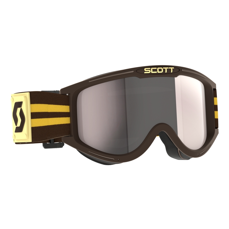 Motokrosové brýle SCOTT 89X Era hnědo-stříbrné