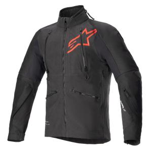 Bunda na motorku Alpinestars Hyde XT Drystar XF černo-červená fluo