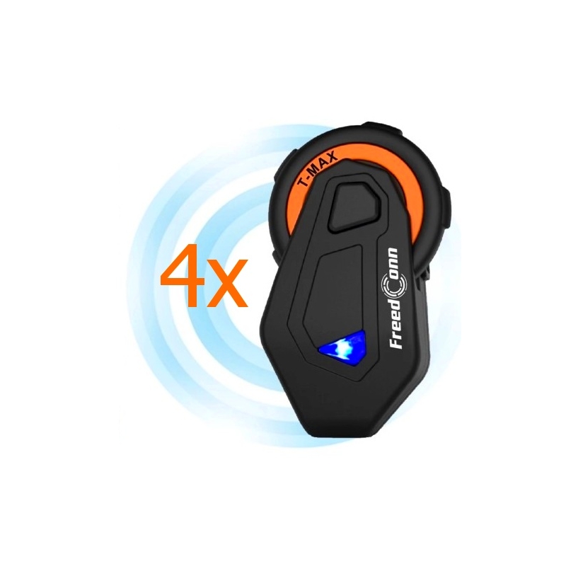 Sada 4 ks Bluetooth Intercomu T-MAX