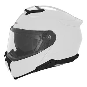 Výklopná helma na motorku NOX N967 bílá