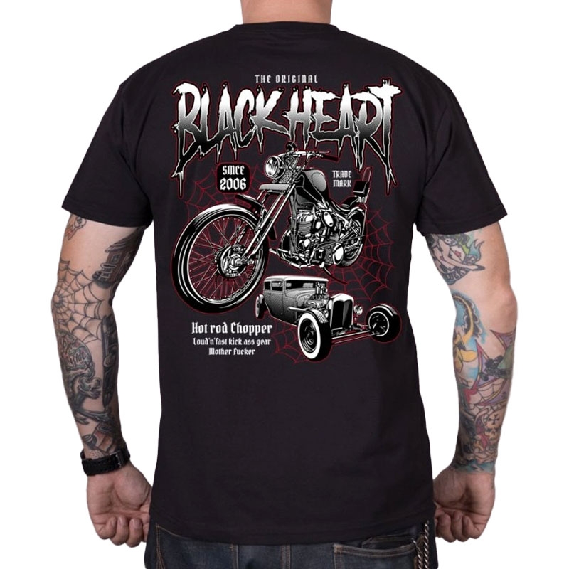 Tričko Black Heart Machines černé