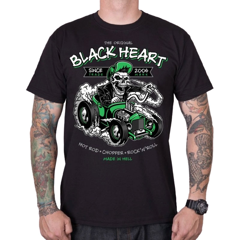 Tričko Black Heart Harper černé