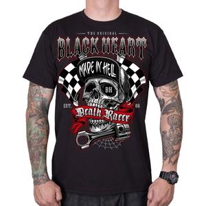 Tričko Black Heart Death Racer černé