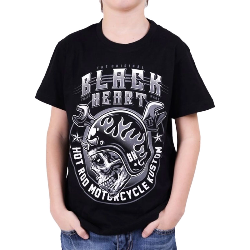 Dětské triko Black Heart Boomer černé