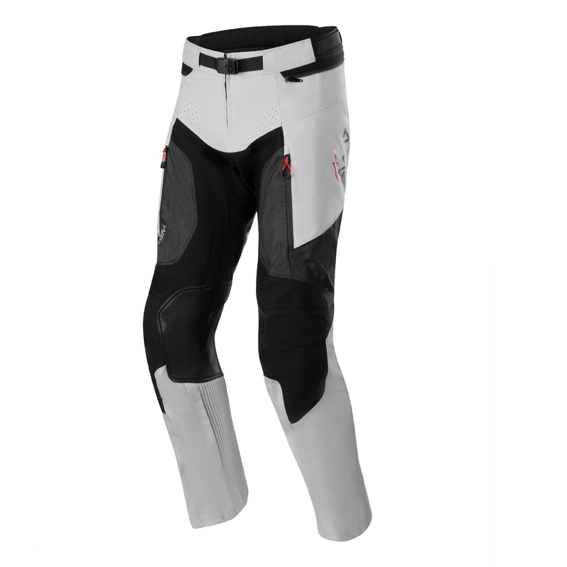 Kalhoty na motorku Alpinestars Amt 7 Air světle šedo-černé