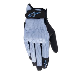 Rukavice na motorku Alpinestars Stated Air světle modro-černé