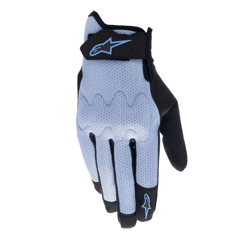Rukavice na motorku Alpinestars Stated Air světle modro-černé