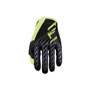 Motokrosové rukavice FIVE MXF3 EVO černo-fluo žluté