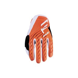 Dětské motokrosové rukavice FIVE MFX3 EVO oranžovo-bílé