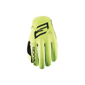 Motokrosové rukavice FIVE MXF4 fluo žluté