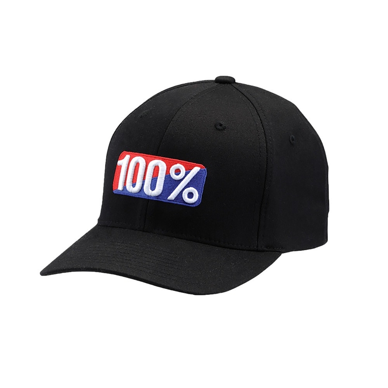 Kšiltovka 100% Classic Flexfit černá