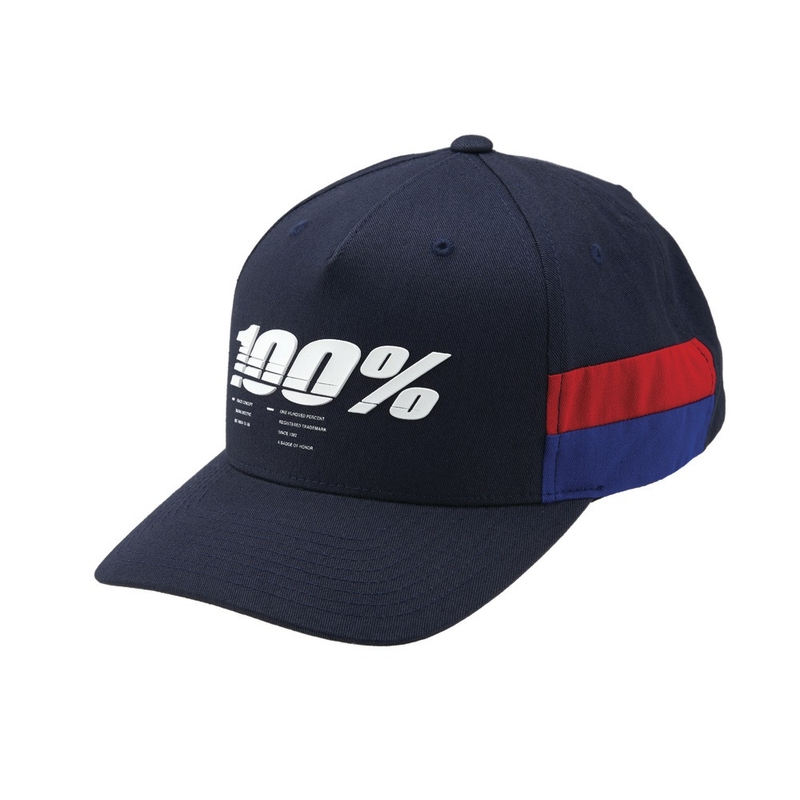 Kšiltovka 100% Loyal X-Fit Snapback modrá