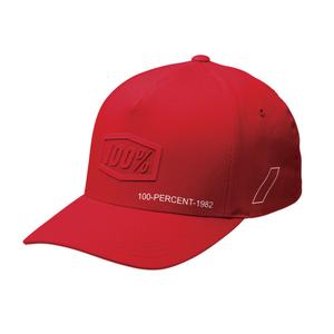 Dětská kšiltovka 100% Shadow Snapback červená