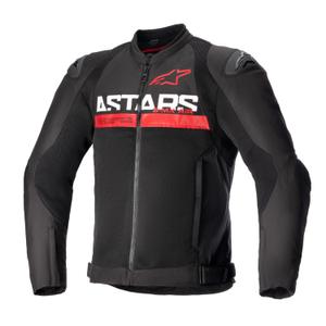 Bunda na motorku Alpinestars SMX Air černo-fluo červená
