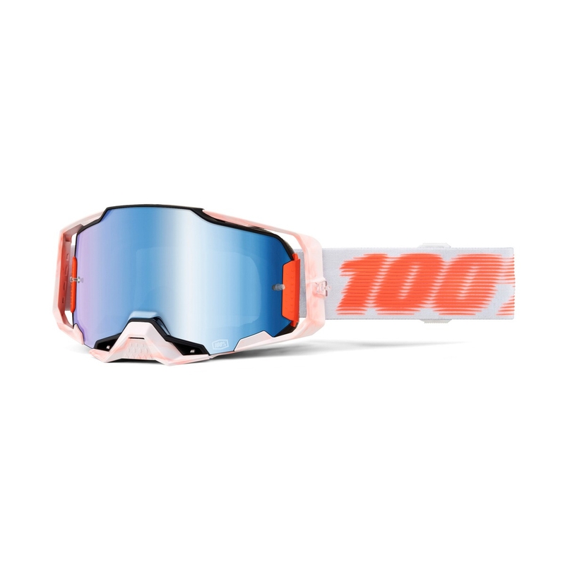 Motokrosové brýle 100% - USA ARMEGA Tubular modré plexi