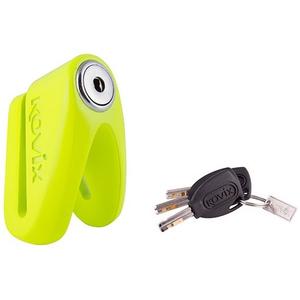 Zámek na kotoučovou brzdu KOVIX KVC/Z1 fluo žlutý